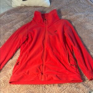 Adidas Red Fleece Jacket